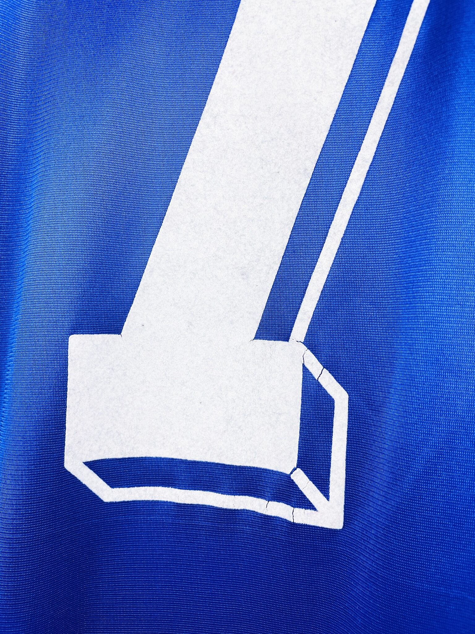 maillot vintage domicile équipe de France espoirs 1994 porté (match worn) ou préparé (match issue) pour le numéro 7