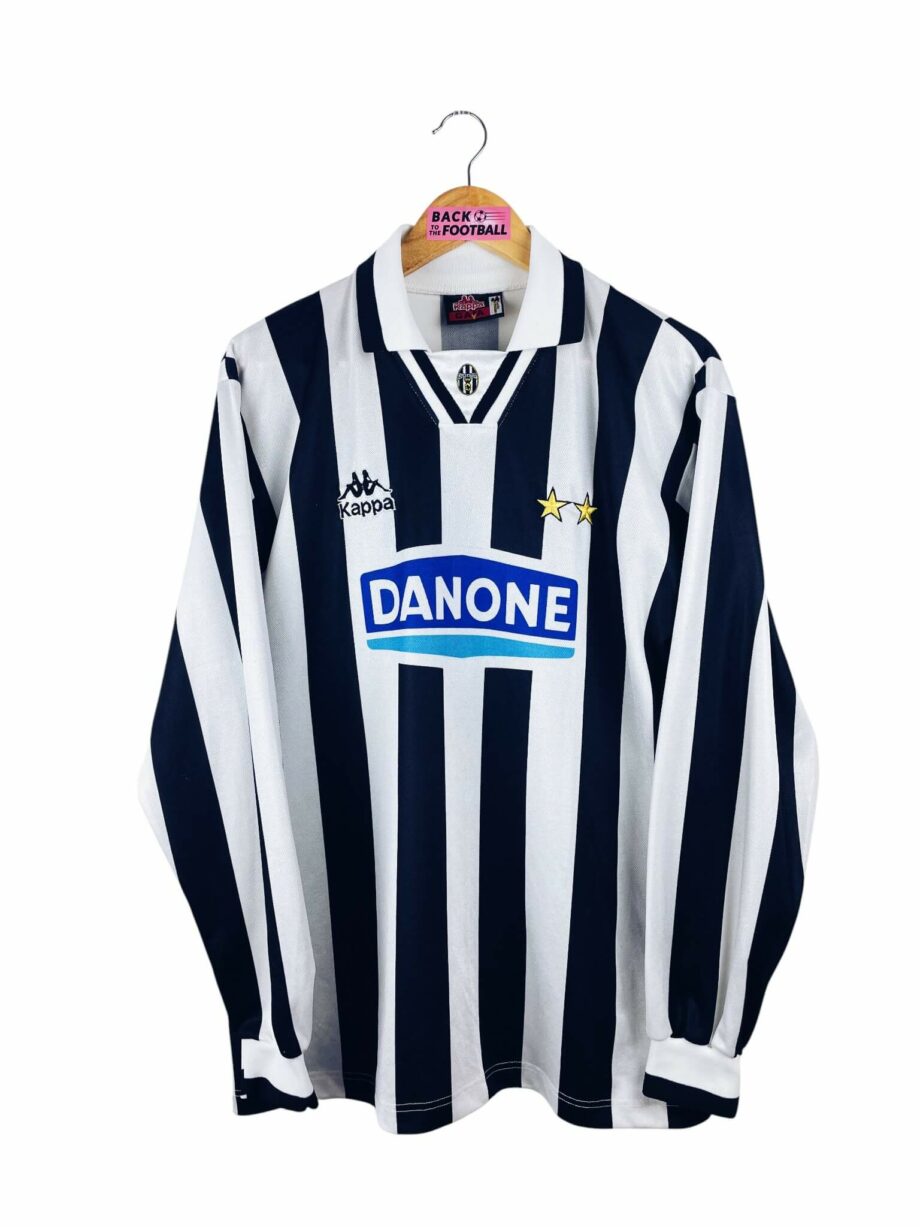maillot vintage domicile Juventus 1994/1995 manches longues