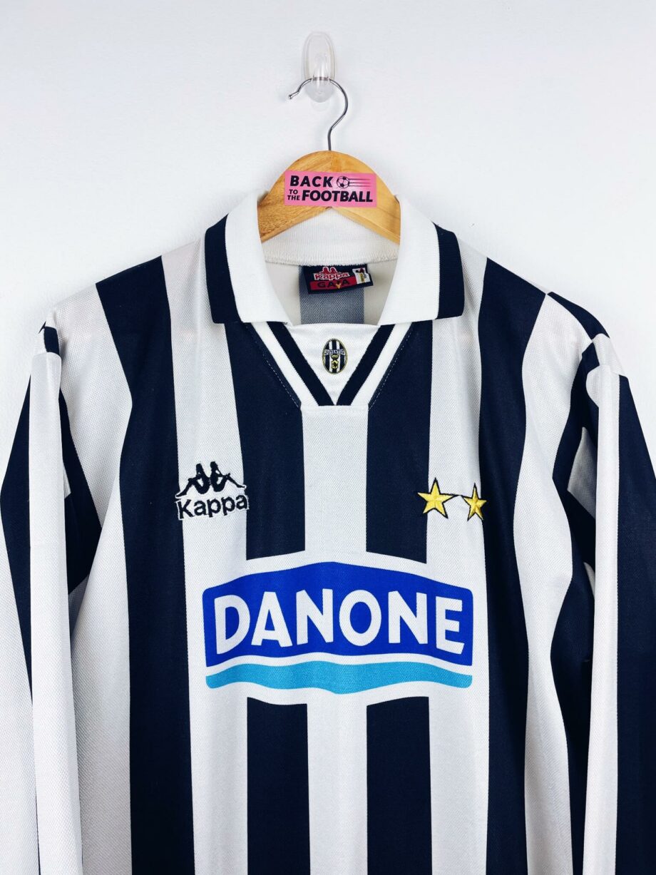 maillot vintage domicile Juventus 1994/1995 manches longues