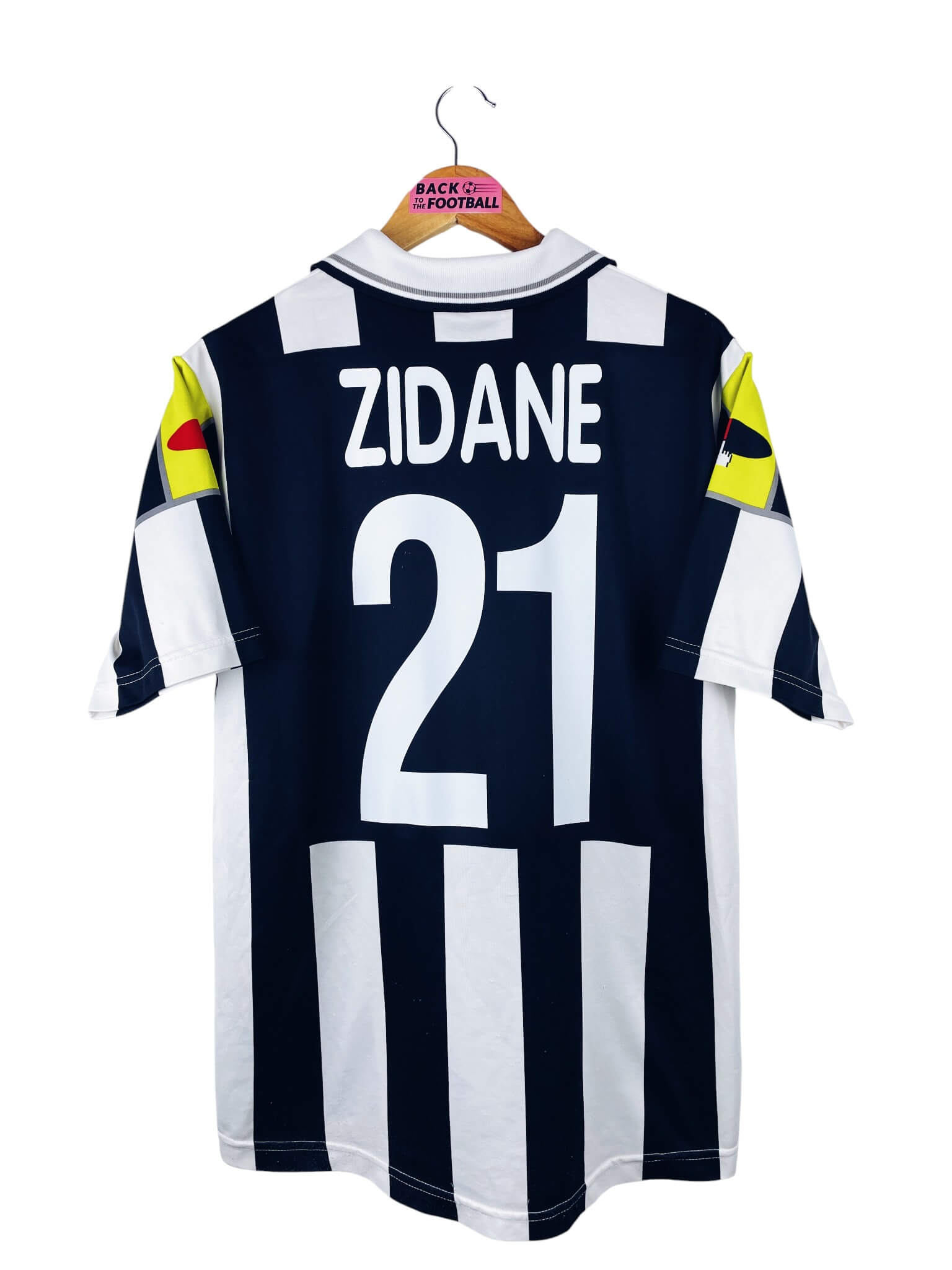 maillot vintage domicile Juventus 2000/2001 floqué Zidane #21