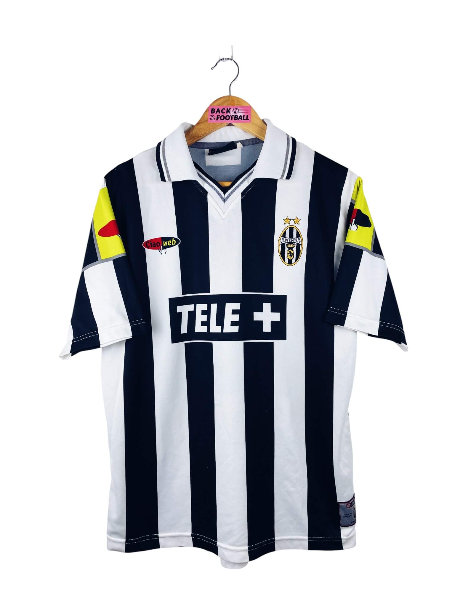 maillot vintage domicile Juventus 2000/2001 floqué Zidane #21