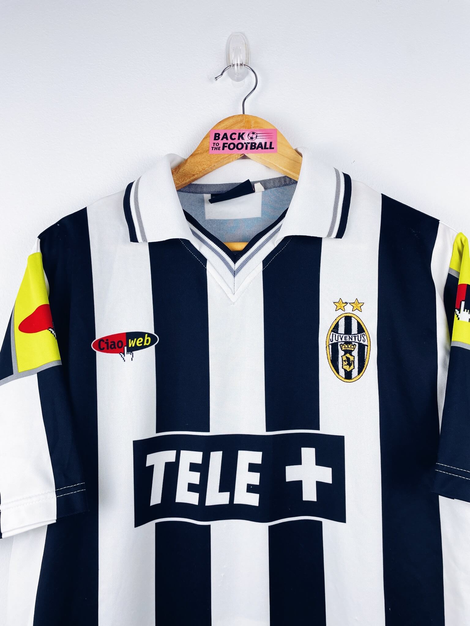 maillot vintage domicile Juventus 2000/2001 floqué Zidane #21