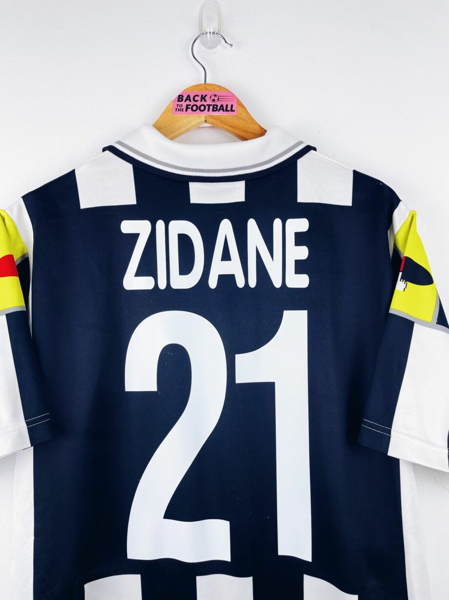 maillot vintage domicile Juventus 2000/2001 floqué Zidane #21