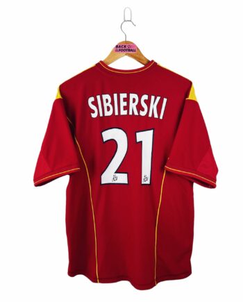 maillot vintage domicile RC Lens 2000/2001 floqué Sibierski #21