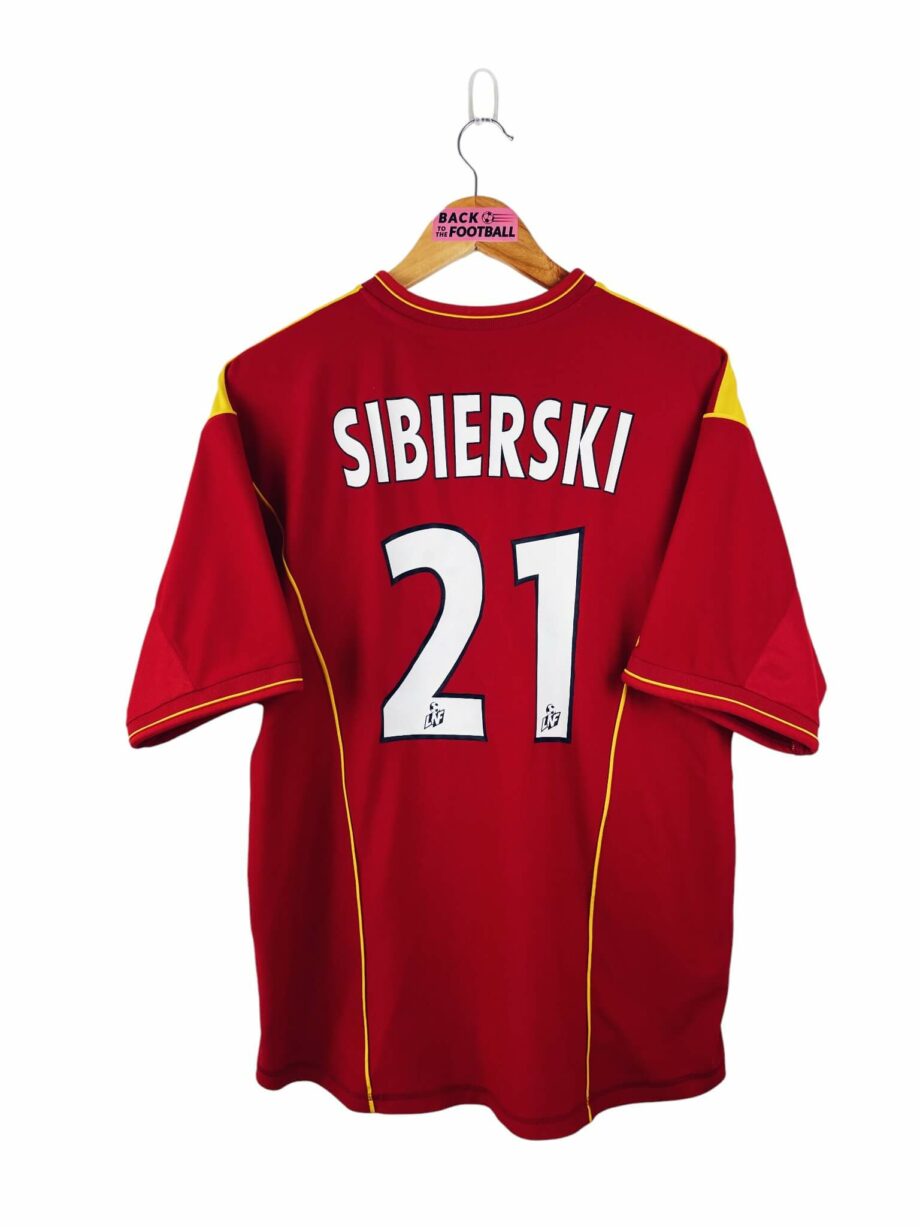 maillot vintage domicile RC Lens 2000/2001 floqué Sibierski #21