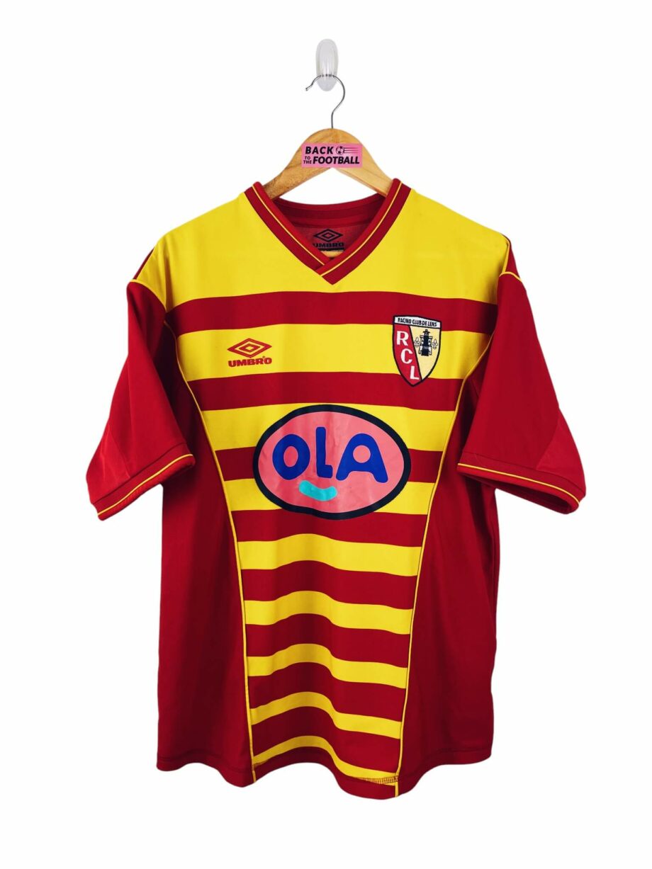 maillot vintage domicile RC Lens 2000/2001 floqué Sibierski #21