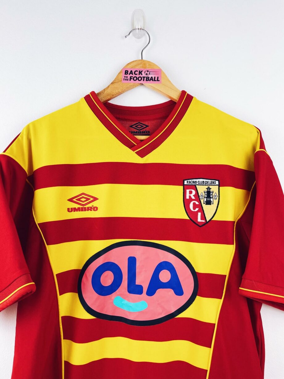 maillot vintage domicile RC Lens 2000/2001 floqué Sibierski #21