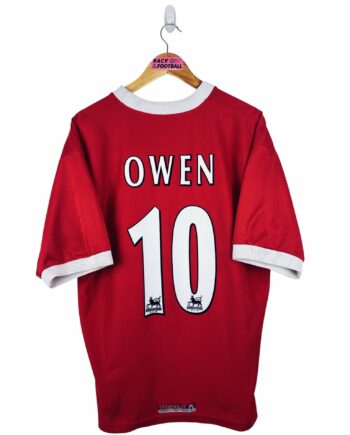 maillot vintage domicile Liverpool 1998/2000 floqué Owen #10
