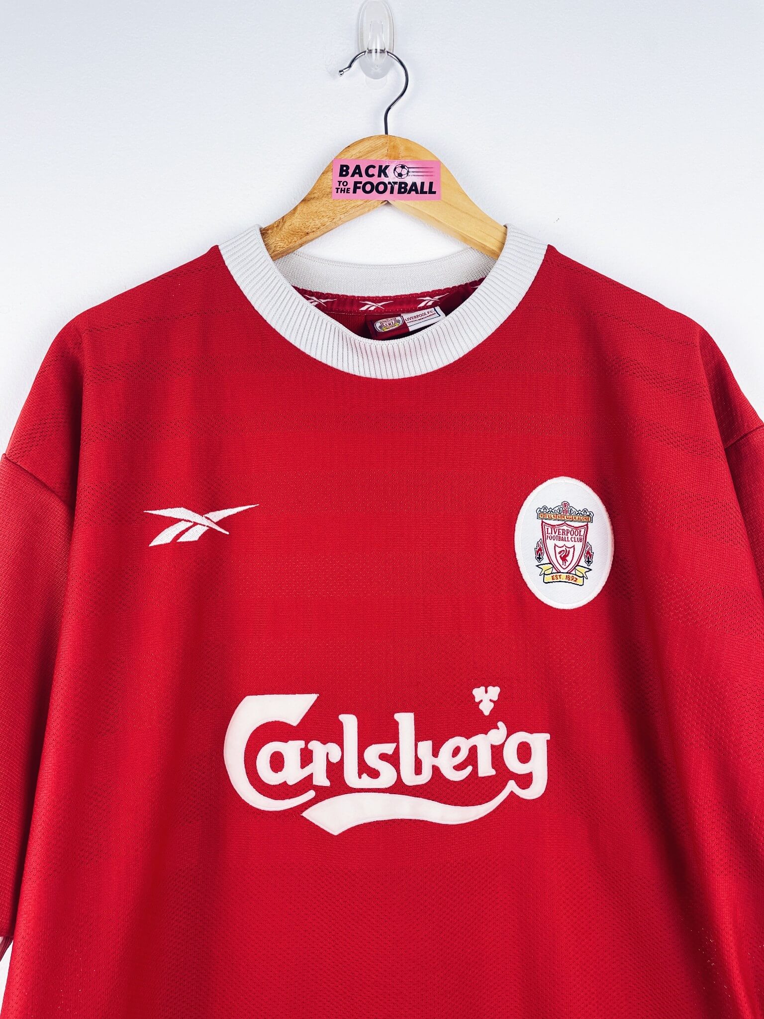 maillot vintage domicile Liverpool 1998/2000 floqué Owen #10