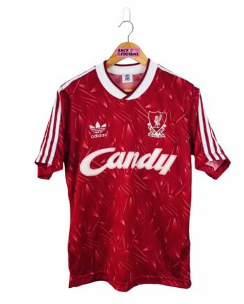 maillot vintage domicile Liverpool 1989/1991