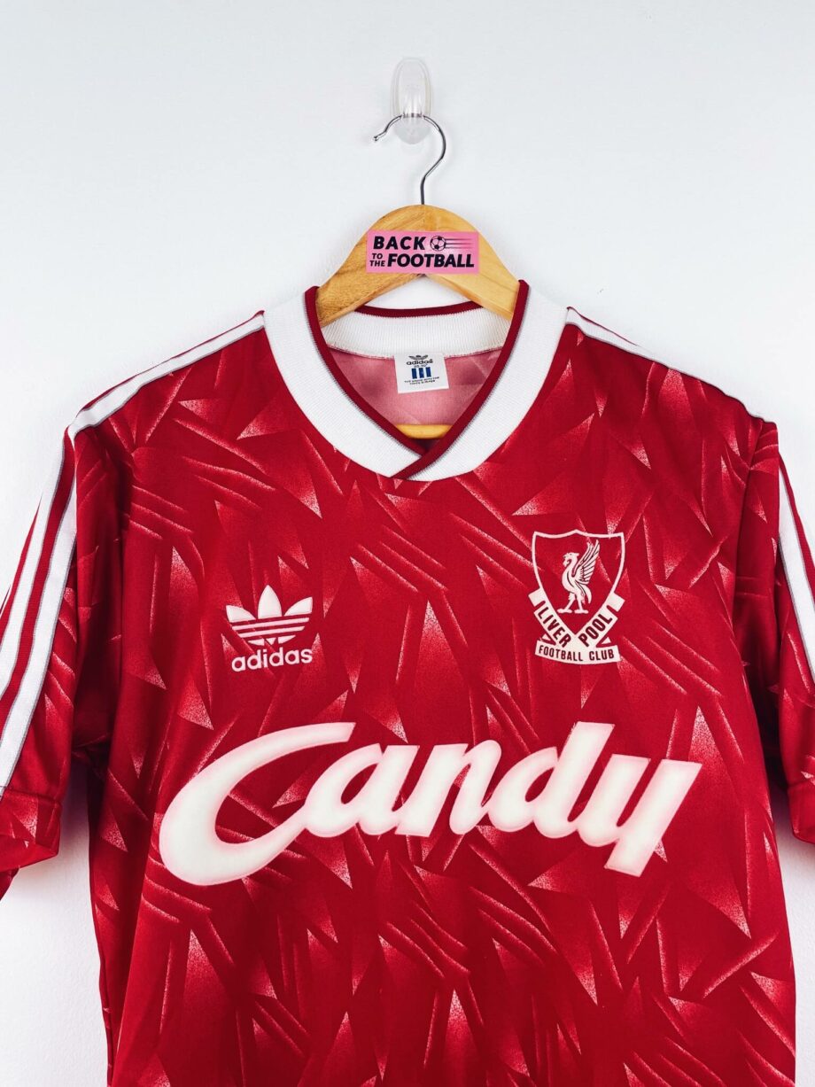 maillot vintage domicile Liverpool 1989/1991