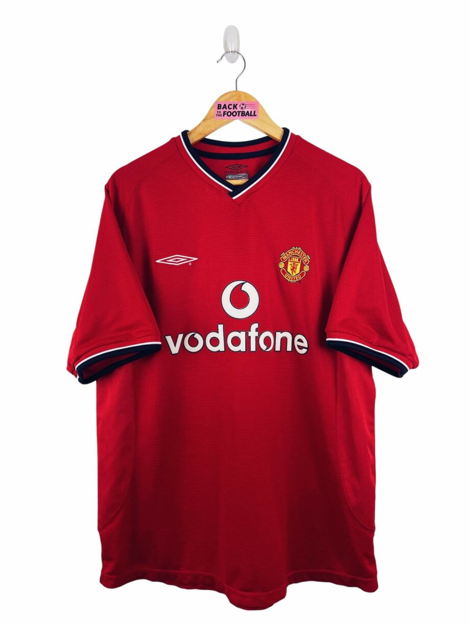 maillot vintage domicile Manchester United 2000/2002 floqué Beckham #7