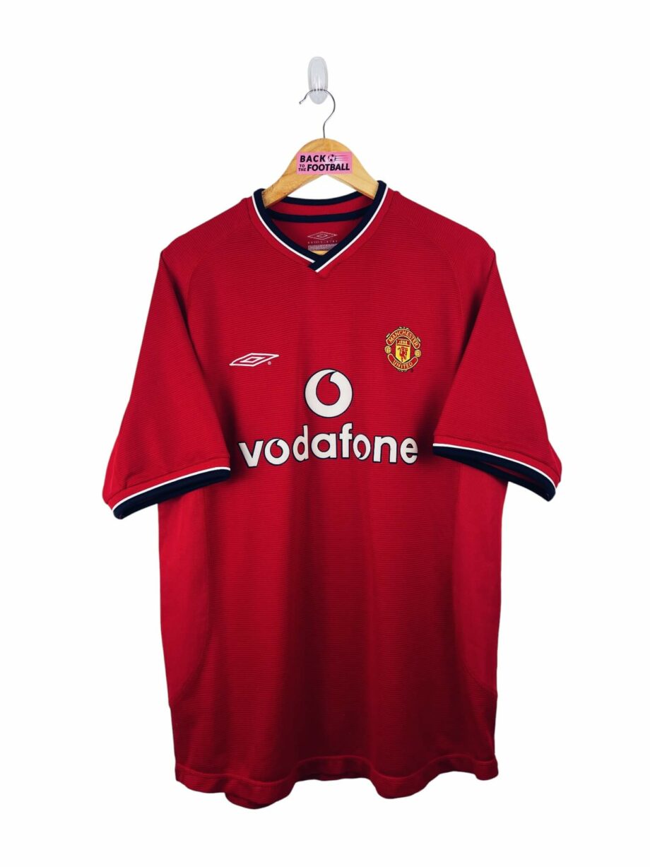 maillot vintage domicile Manchester United 2000/2002 floqué Beckham #7