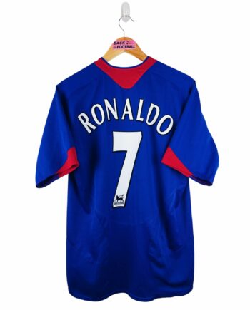 maillot vintage extérieur Manchester United 2005/2006 floqué Ronaldo #7
