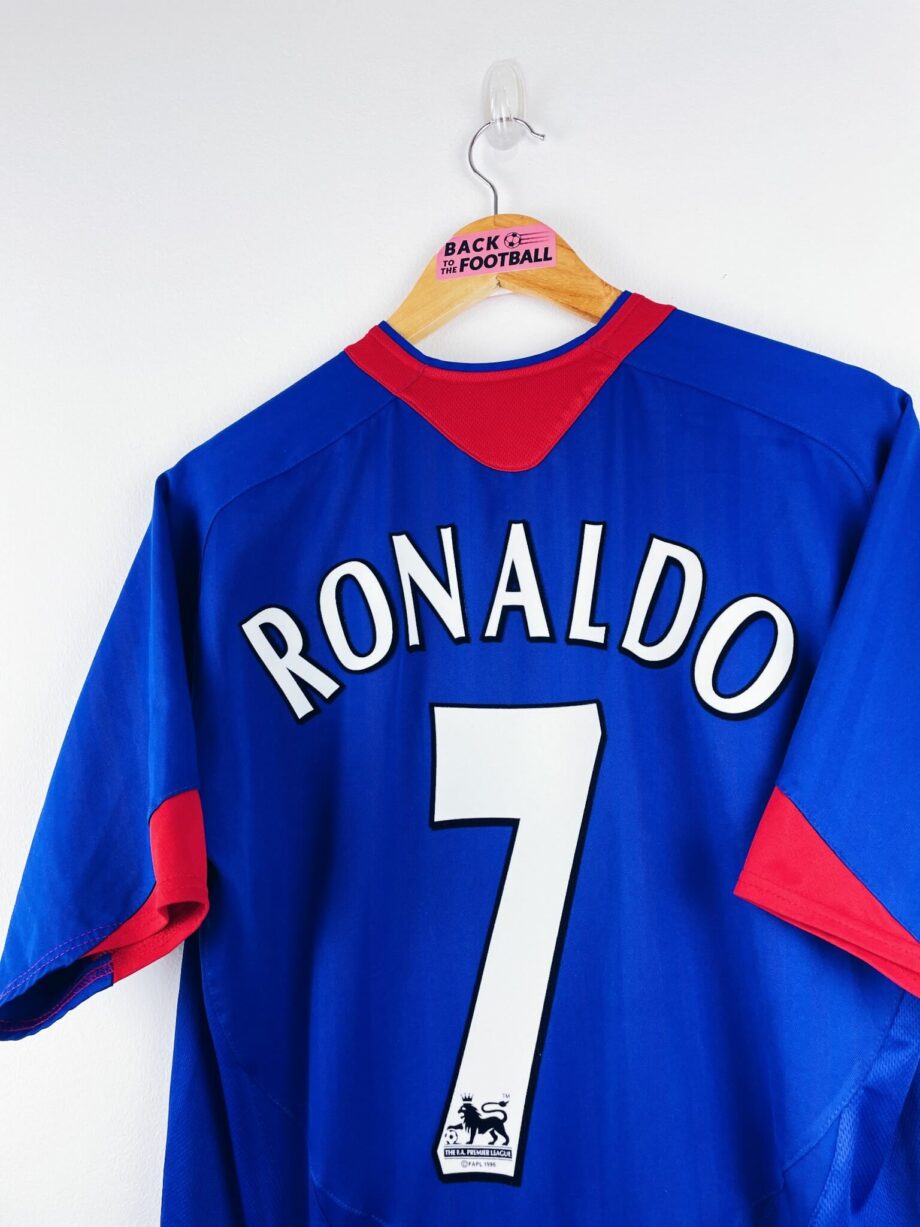 maillot vintage extérieur Manchester United 2005/2006 floqué Ronaldo #7