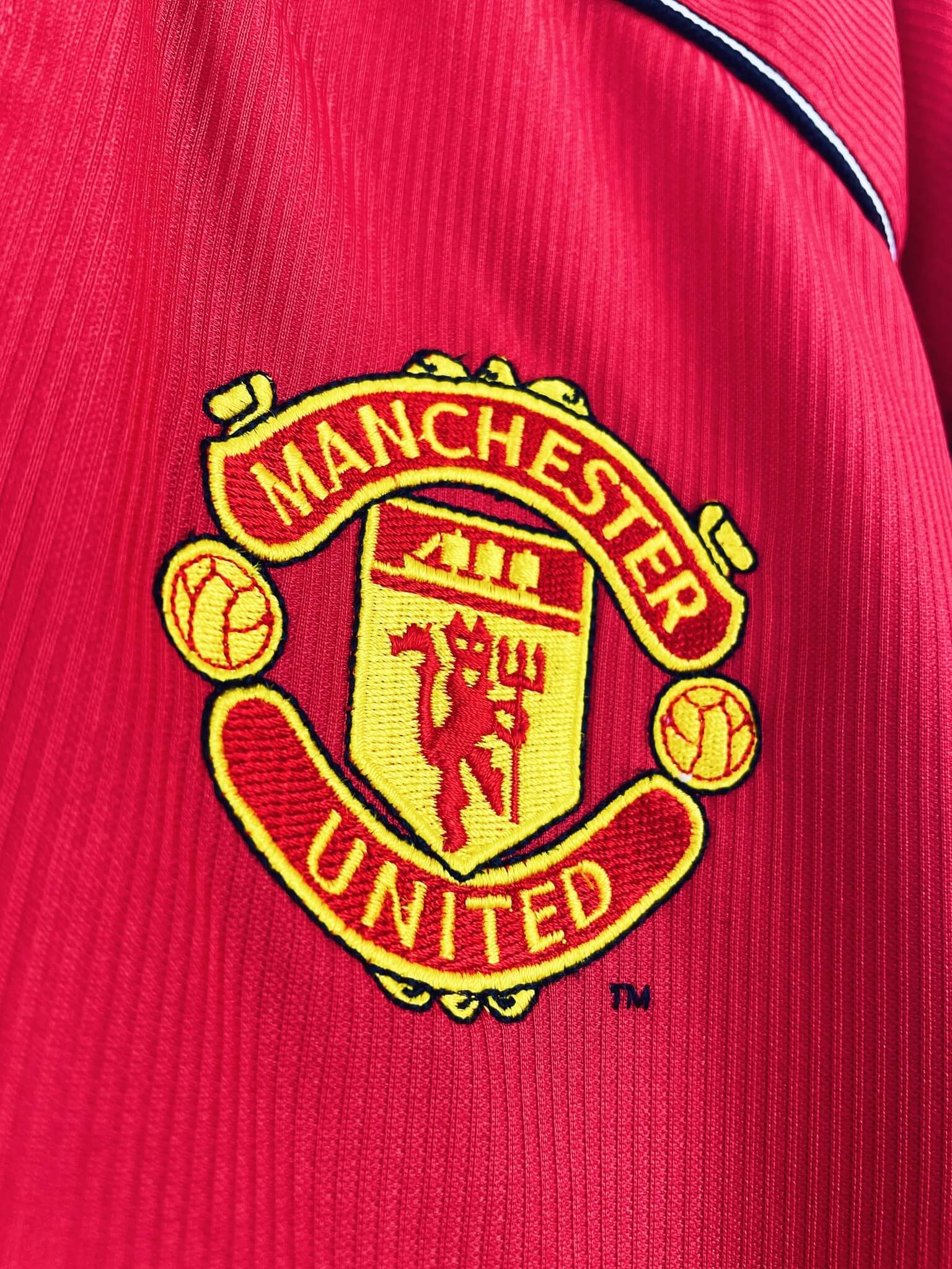 maillot vintage domicile Manchester United 1998/2000 floqué Beckham #7
