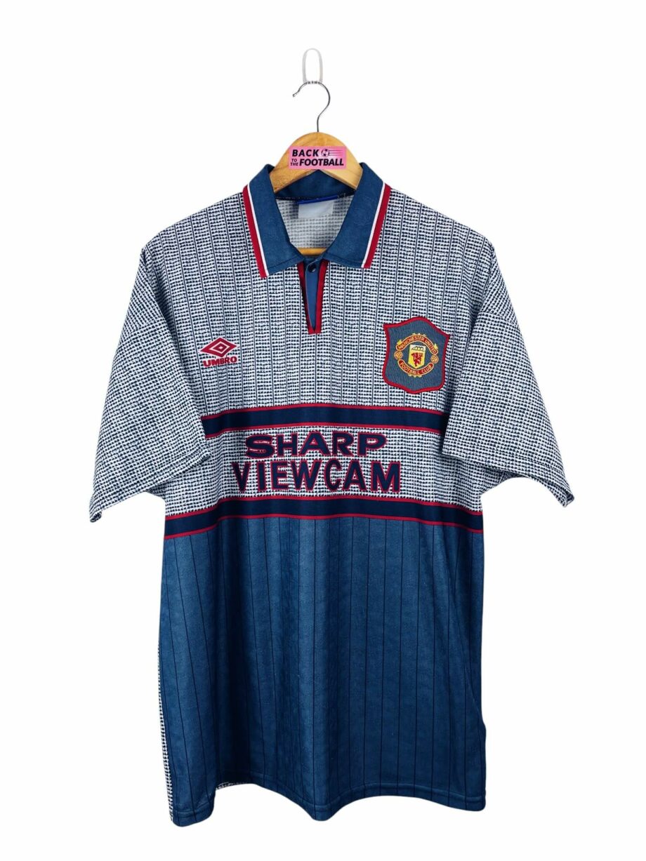 maillot vintage extérieur Manchester United 1995/1996 floqué Beckham #24