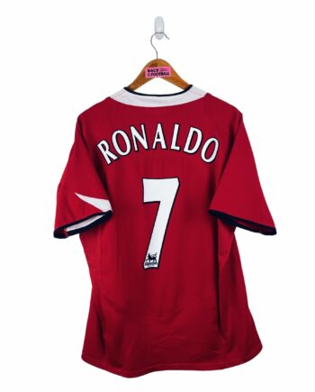 maillot vintage domicile Manchester United 2004/2006 floqué Ronaldo #7