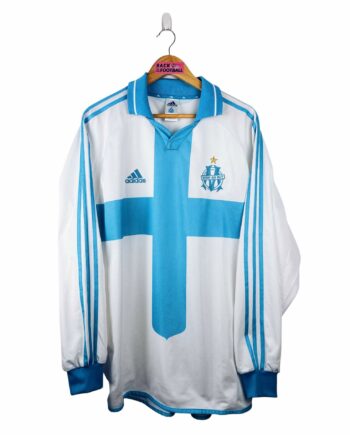 maillot vintage domicile OM 2000/2001 manches longues stock pro (player issue)