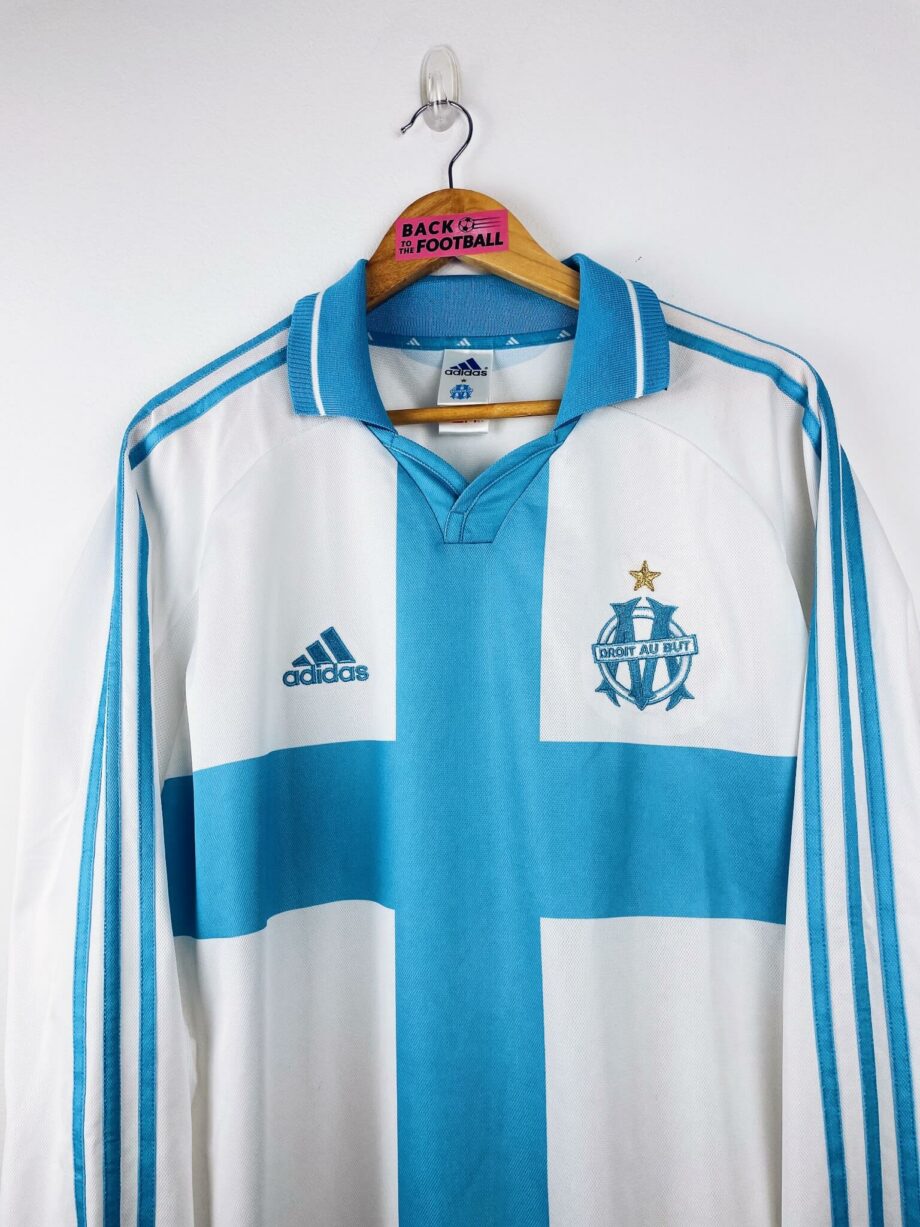 maillot vintage domicile OM 2000/2001 manches longues stock pro (player issue)