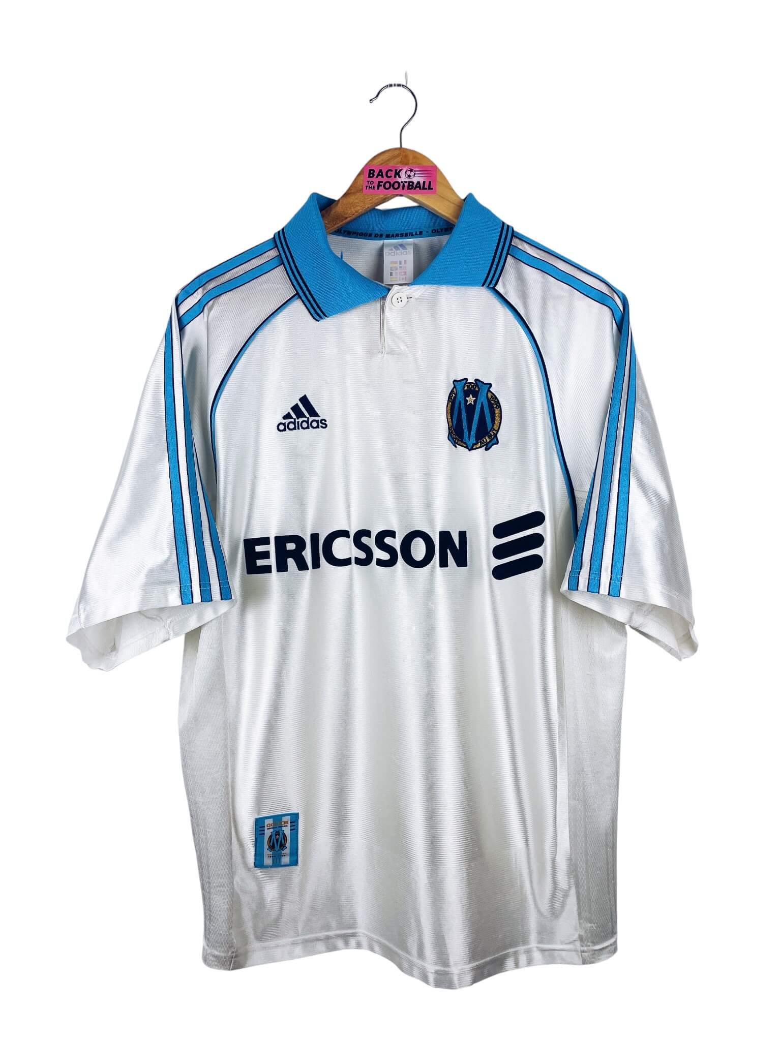 maillot vintage domicile OM 1998/1999 centenaire