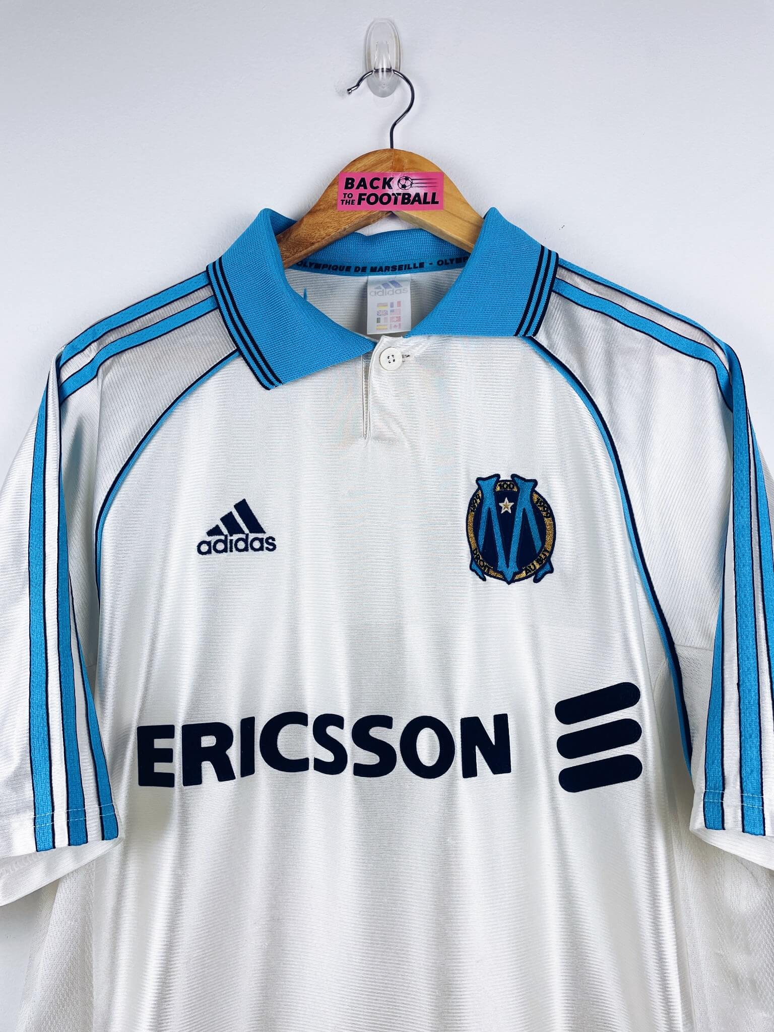 maillot vintage domicile OM 1998/1999 centenaire