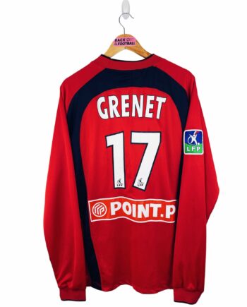 maillot vintage domicile Stade Rennais 2003/2004 porté (match worn) par Grenet #17