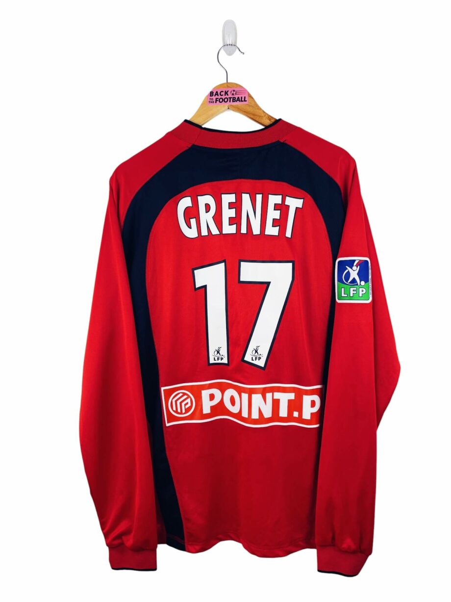 maillot vintage domicile Stade Rennais 2003/2004 porté (match worn) par Grenet #17