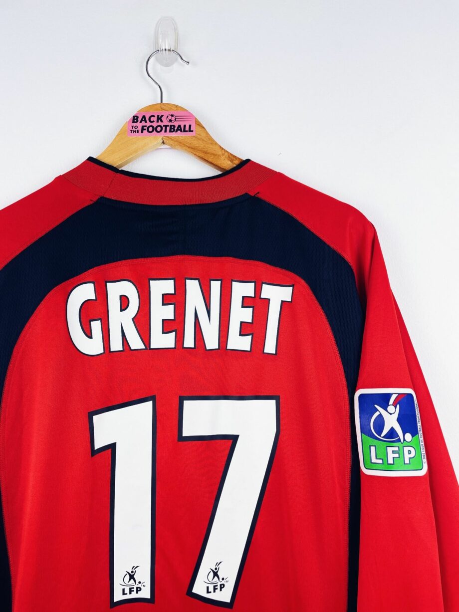 maillot vintage domicile Stade Rennais 2003/2004 porté (match worn) par Grenet #17