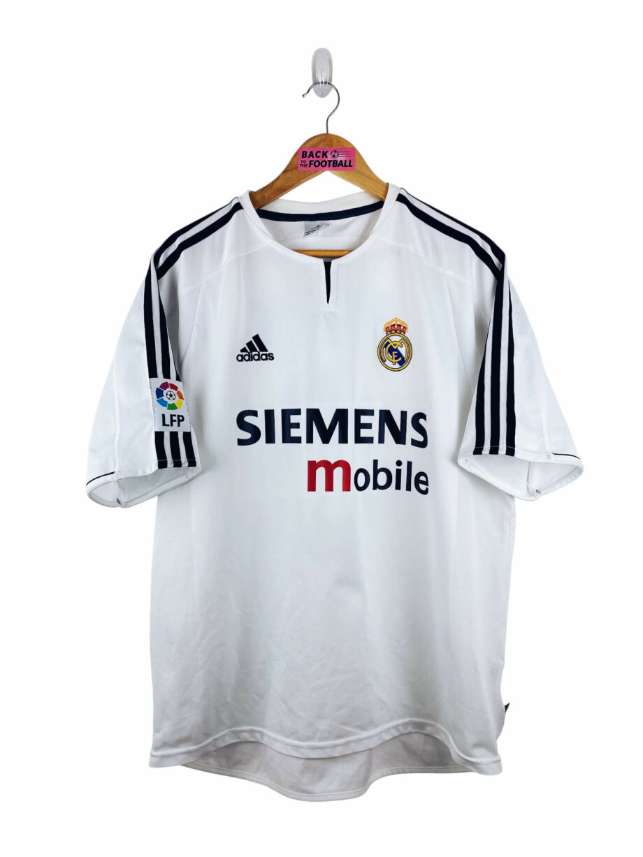 maillot vintage domicile Real Madrid 2003/2004 floqué Zidane #5