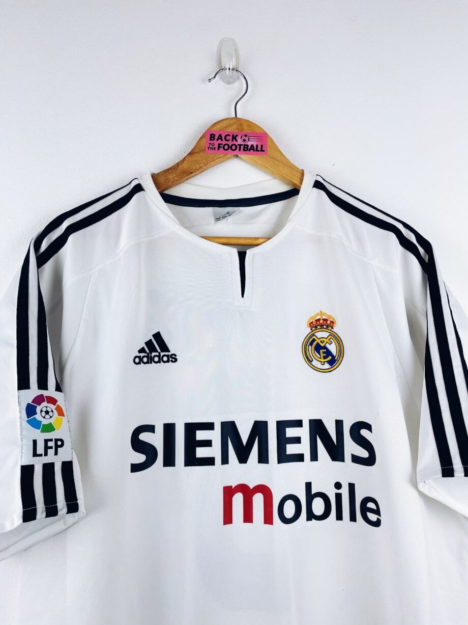maillot vintage domicile Real Madrid 2003/2004 floqué Zidane #5