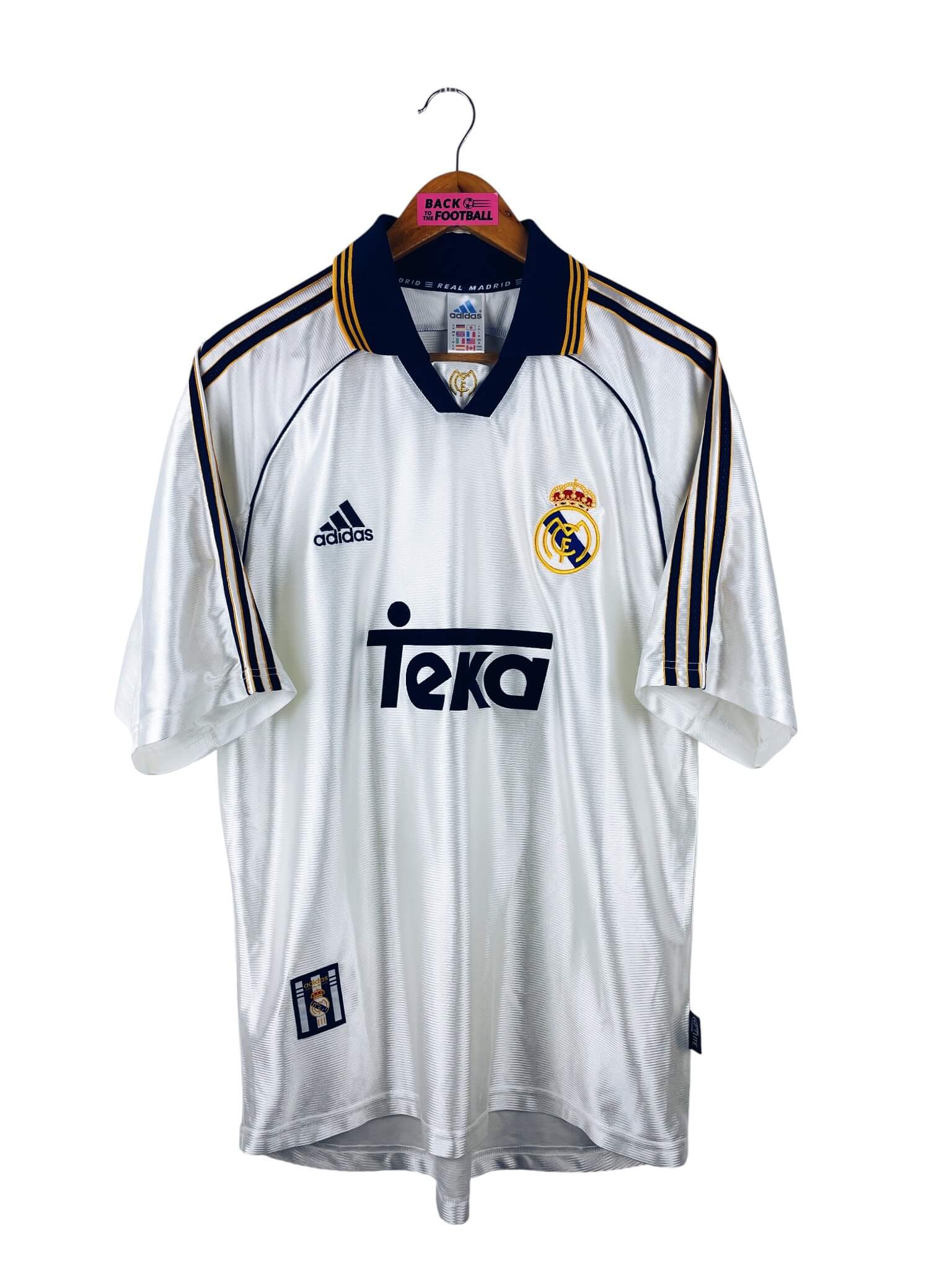 maillot vintage domicile Real Madrid 1998/2000