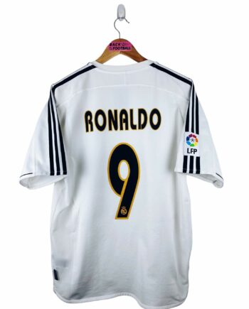 maillot vintage domicile Real Madrid 2003/2004 floqué Ronaldo #9