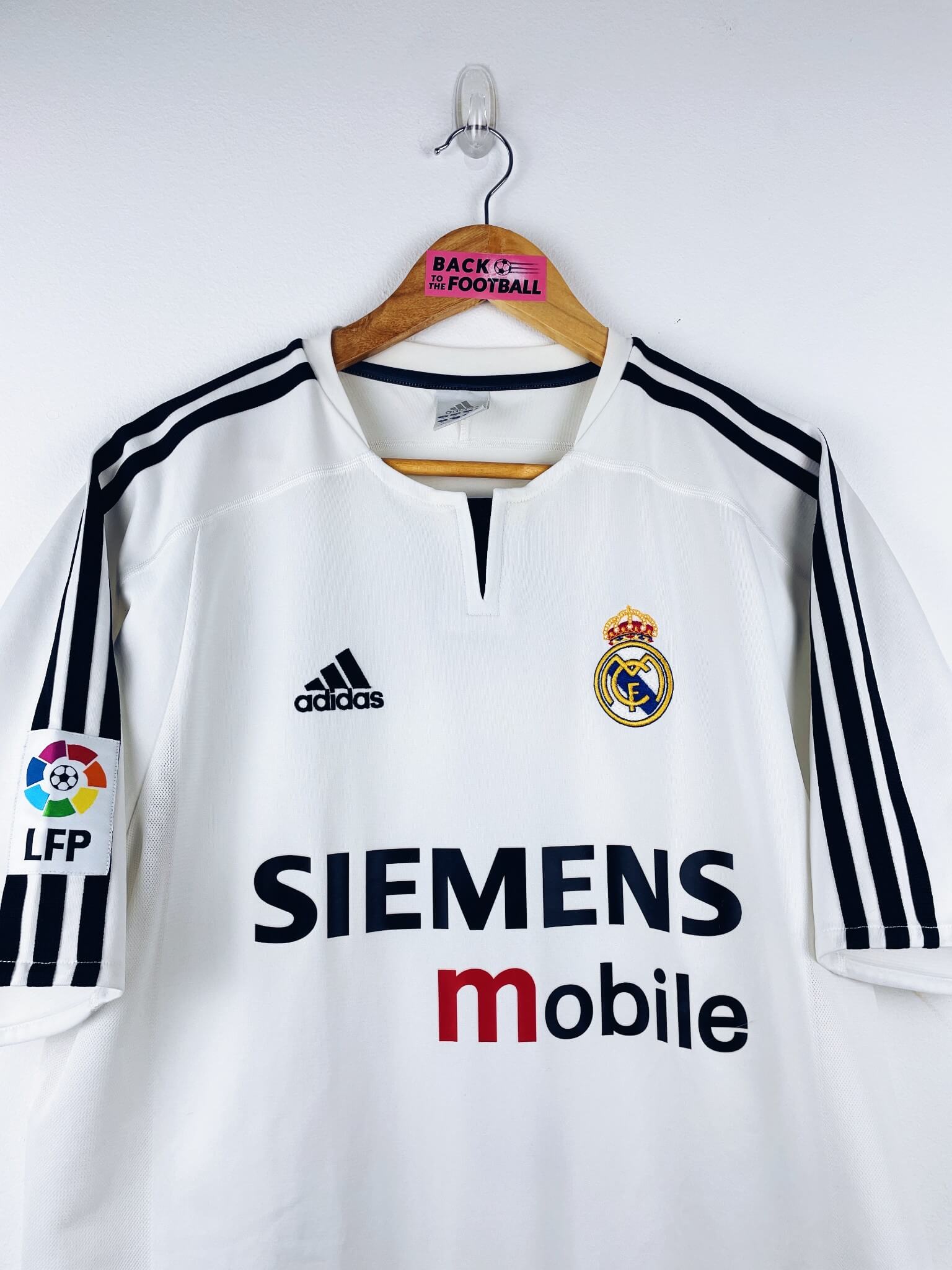 maillot vintage domicile Real Madrid 2003/2004 floqué Ronaldo #9