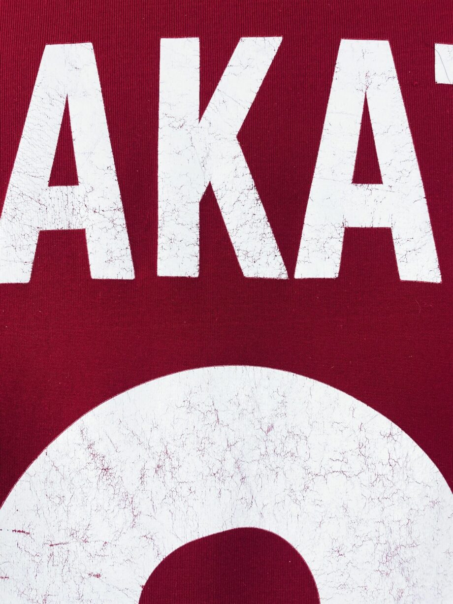 maillot vintage domicile AS Roma 2000/2001 floqué Nakata #8