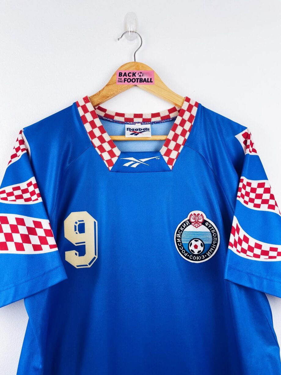 maillot vintage extérieur Russie 1994 floqué Salenko #9