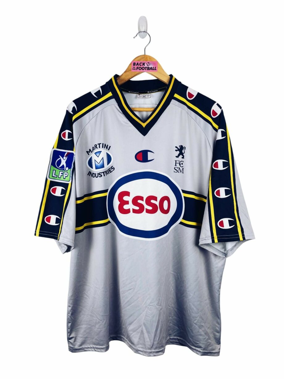 maillot vintage extérieur Sochaux 2002/2003 porté (match worn) ou préparé (match issue) pour DAF #27