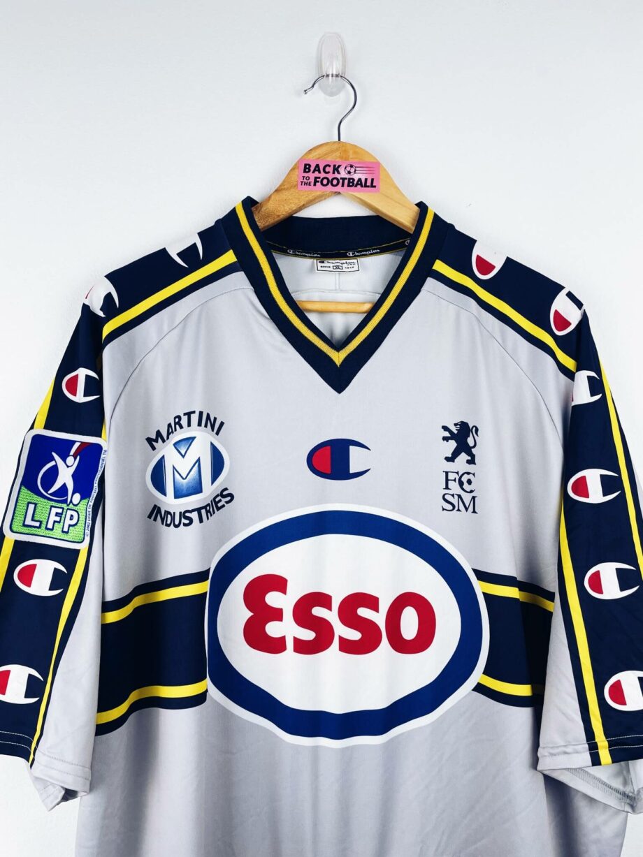 maillot vintage extérieur Sochaux 2002/2003 porté (match worn) ou préparé (match issue) pour DAF #27