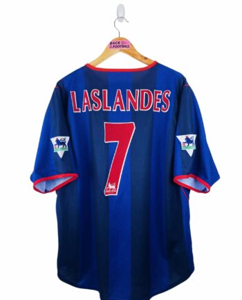 maillot vintage extérieur Sunderland 2001/2002 porté (match worn) ou préparé (match issue) pour Laslandes #7