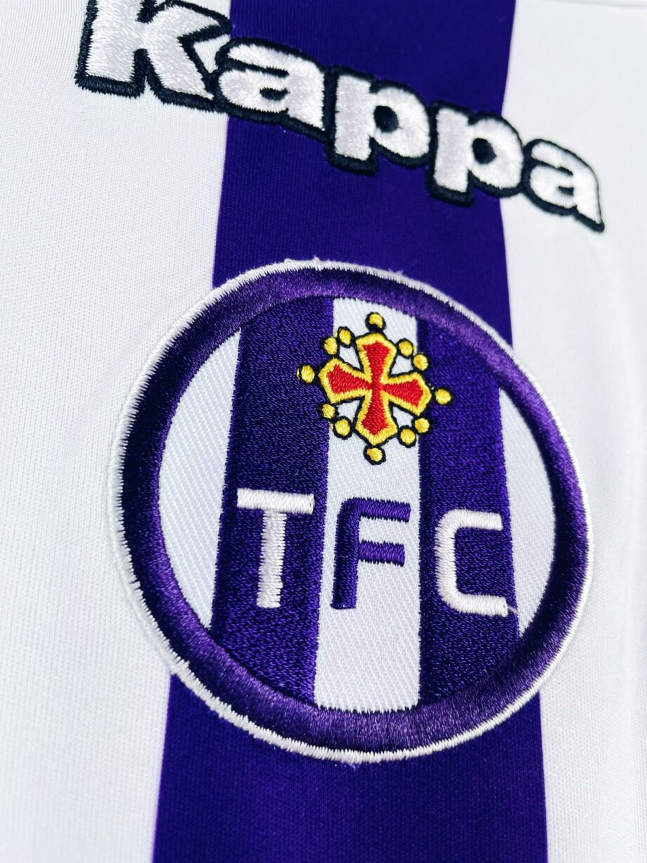 maillot vintage domicile Toulouse 2013/2014 porté (match worn) ou préparé (match issue) pour Ben Yedder #10