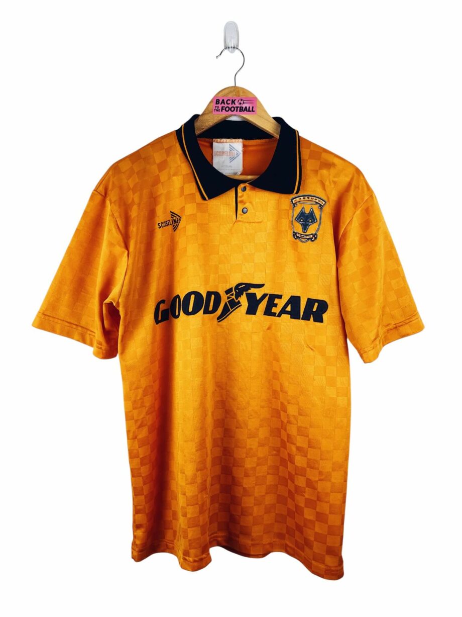 maillot vintage domicile Wolverhampton 1990/1991