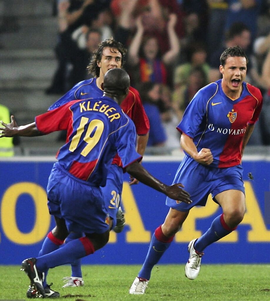 maillot vintage domicile FC Basel 2004/2005