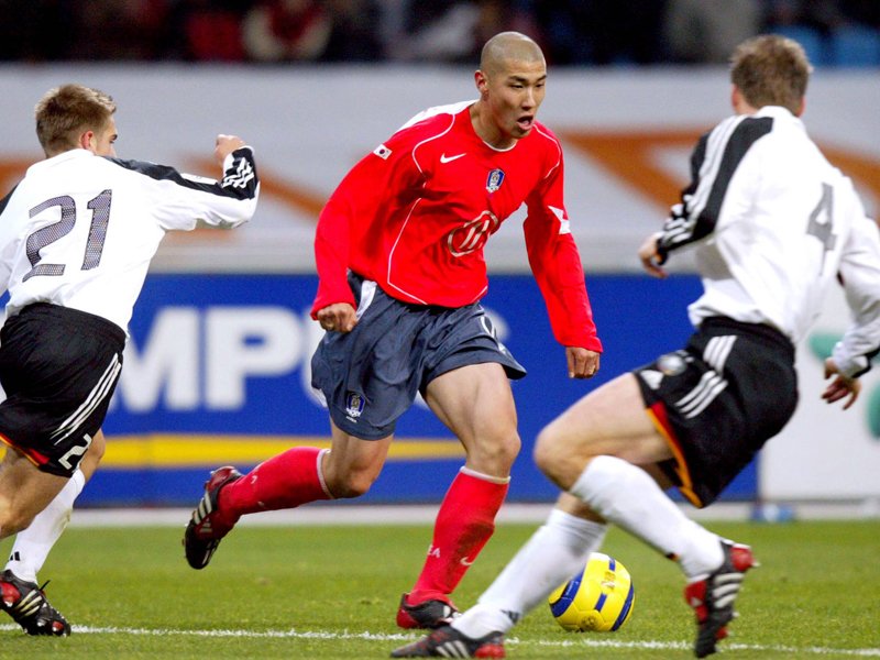 maillot vintage domicile Corée du Sud 2004