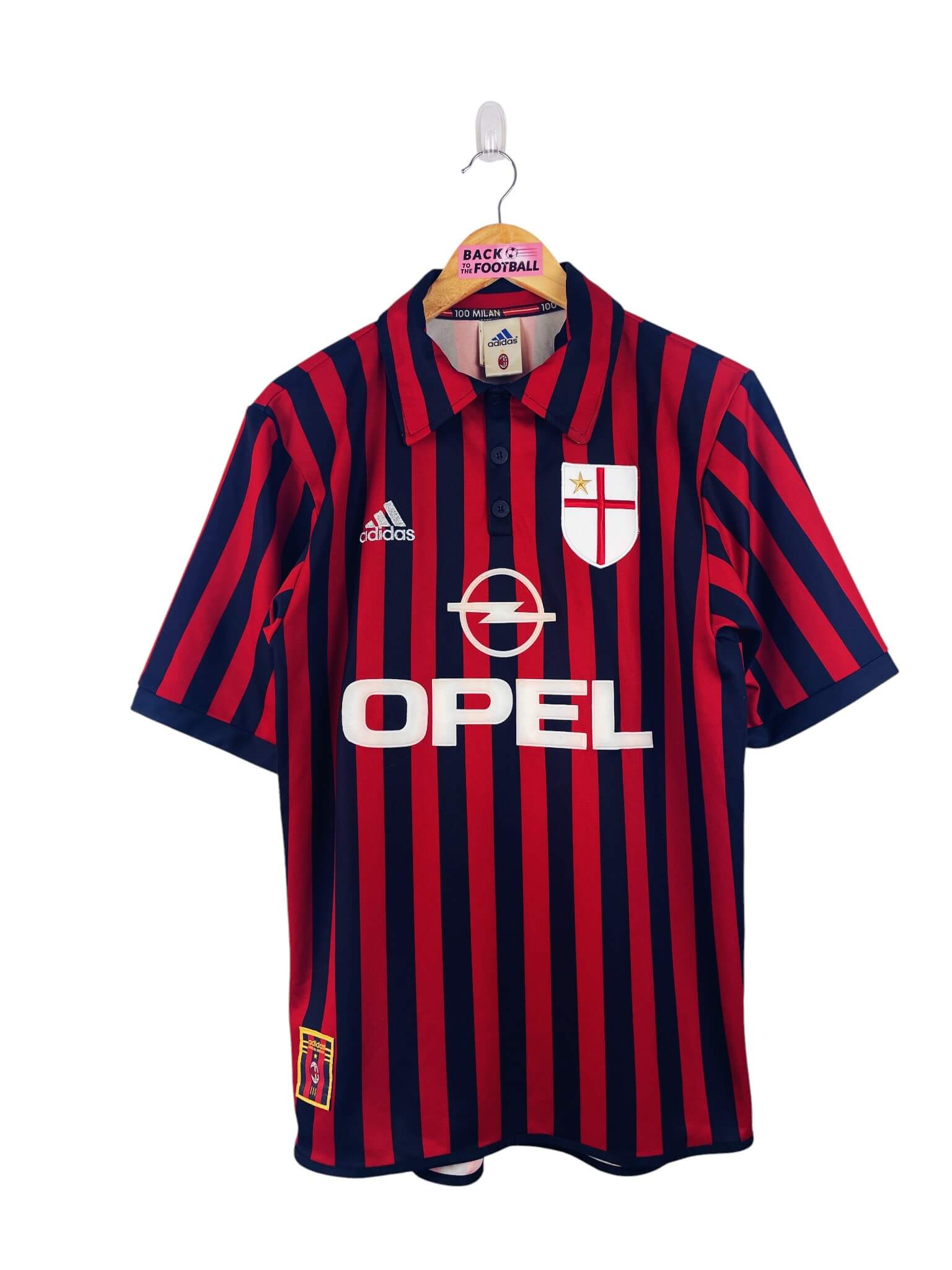 maillot vintage centenaire AC Milan 1999/2000