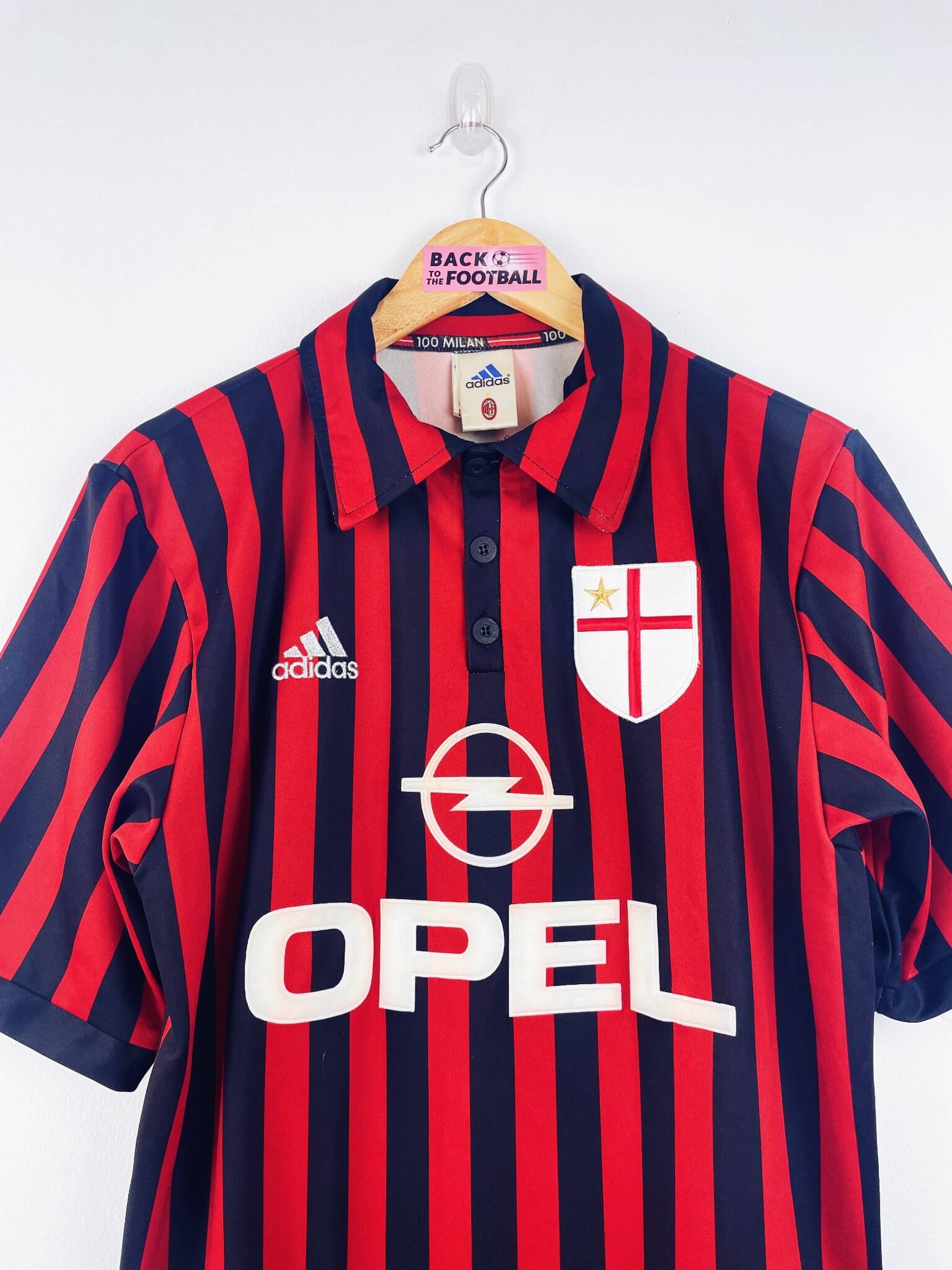 maillot vintage centenaire AC Milan 1999/2000