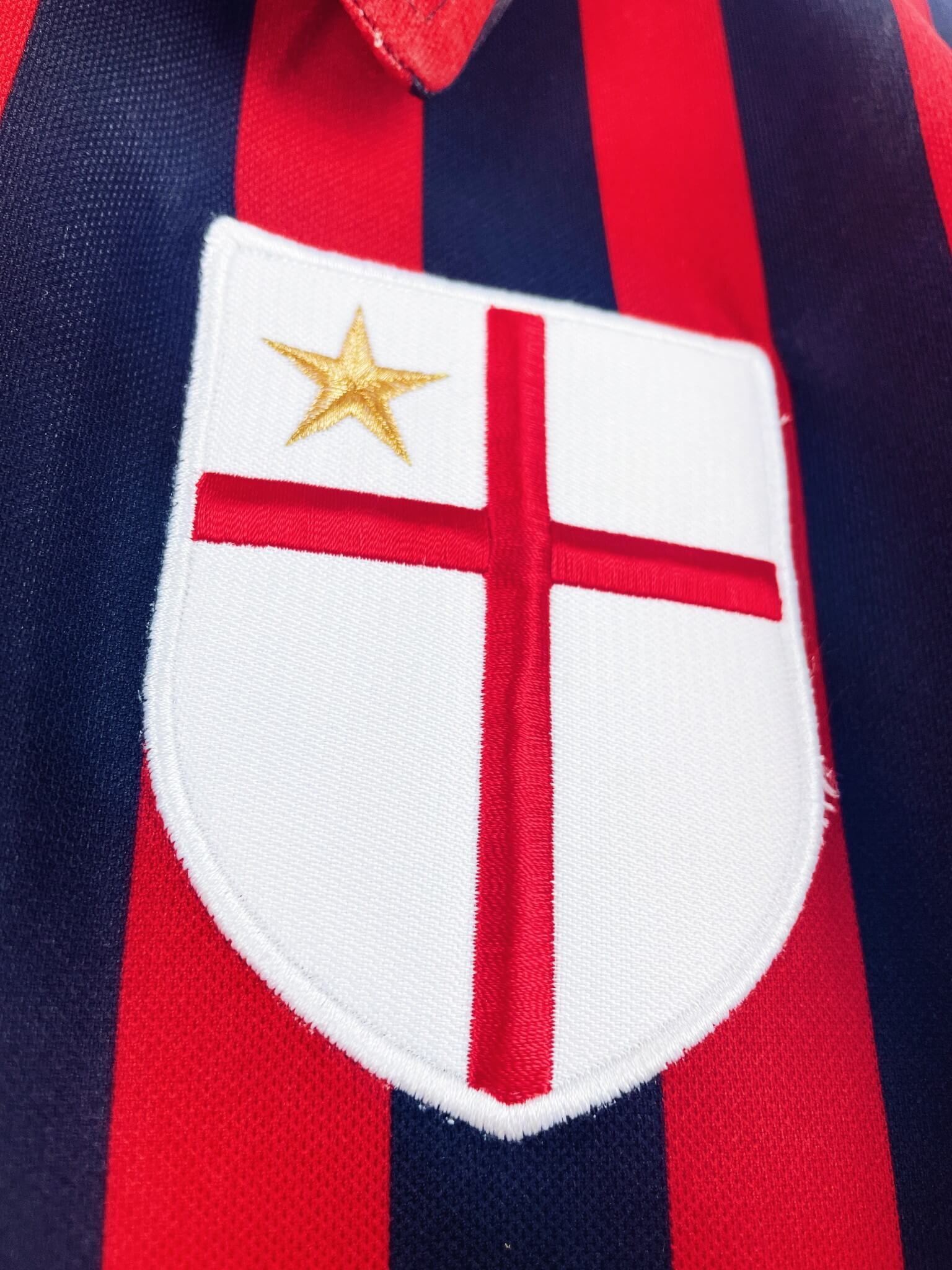 maillot vintage centenaire AC Milan 1999/2000