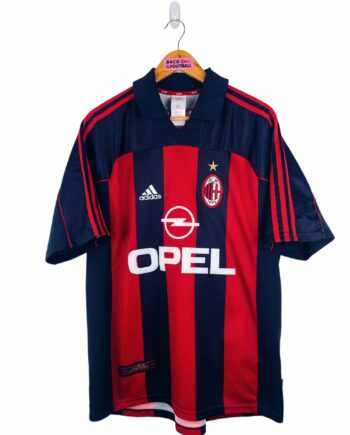 maillot vintage domicile AC Milan 2000/2002