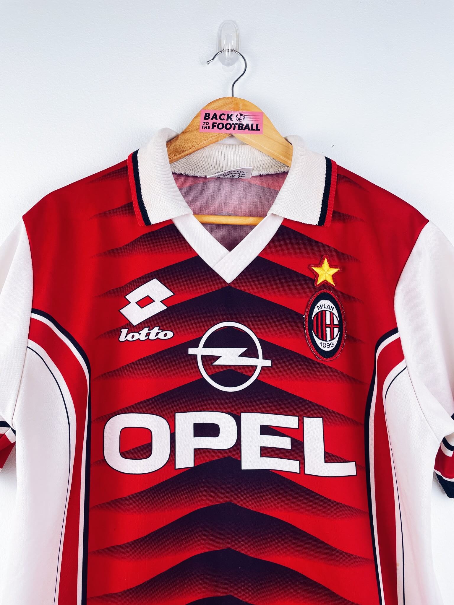 maillot vintage entrainement AC Milan 1997/1998