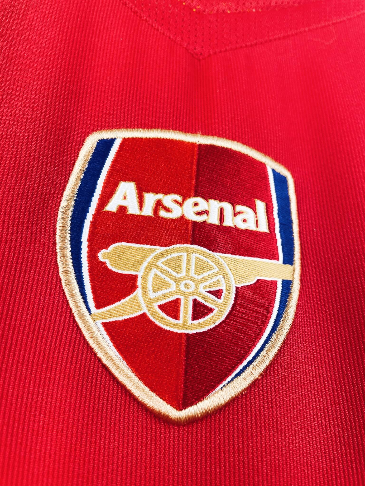 maillot vintage domicile Arsenal 2004/2005 floqué Henry #14