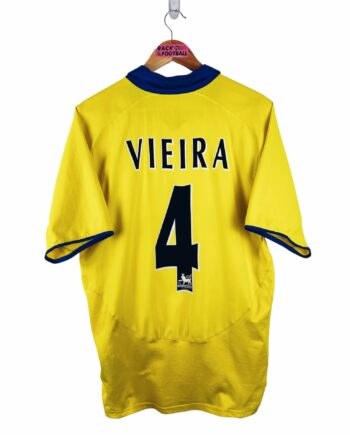 maillot vintage extérieur Arsenal 2003/2004 floqué Vieira #4